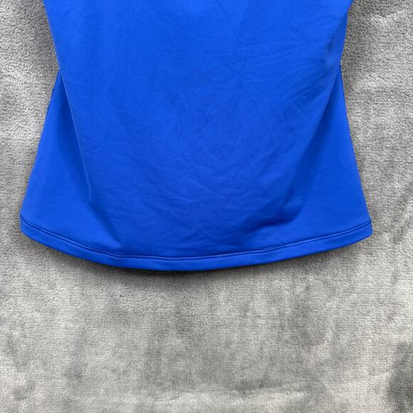 ATHLETA Maldives High Neck‎ Swim Tank Underwire Tankini Yacht Blue Sz 34D/DD - Picture 5 of 12